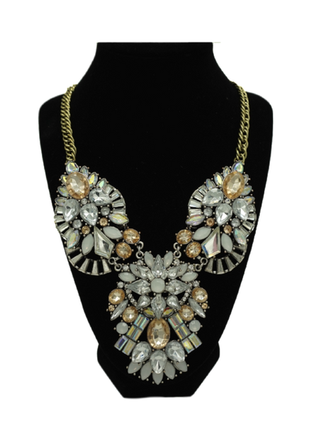 Carrie Gold Statement Necklace
