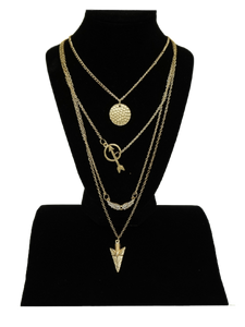Faith Gold Layered Necklace
