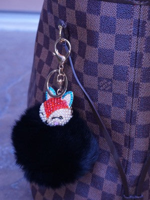 So Foxy - Fur Ball Bag Keychain